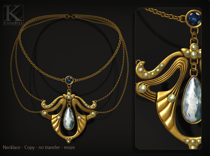 (Kunglers) Nadir necklace - Sapphire