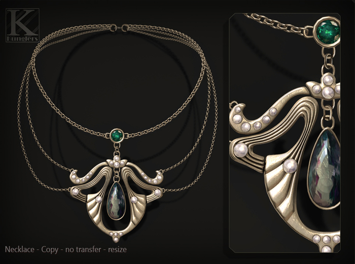 (Kunglers) Nadir necklace - Emerald