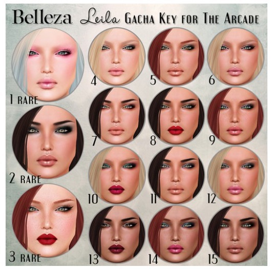 -Belleza- Leila Arcade 2 RARE