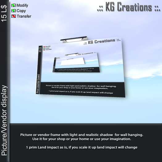 Picture and vendor display by .:: KG Creations ::.