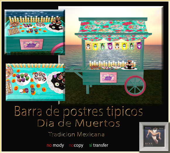 IzelCouture  Barra de postres Dia de Muertos