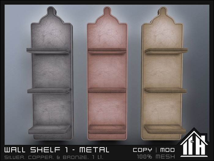 11th House - Wall Shelf 1 - Metal