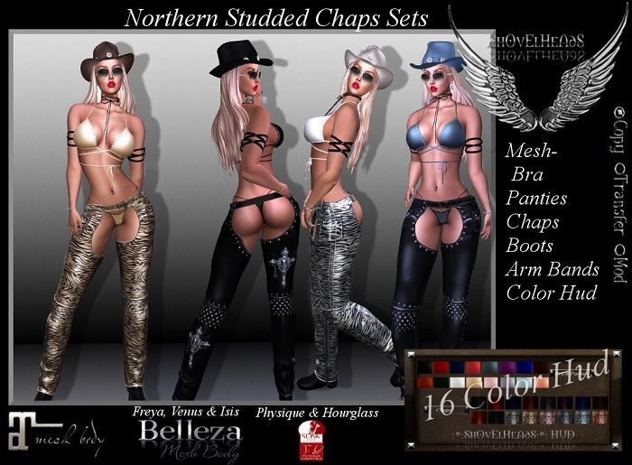 :*:ShOvElHeAdS:*: Northern Studded Chaps Sets