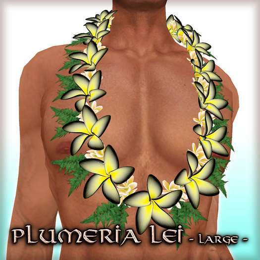 * Charmed * Hula Plumeria Lei (Transferable-L) Onyx