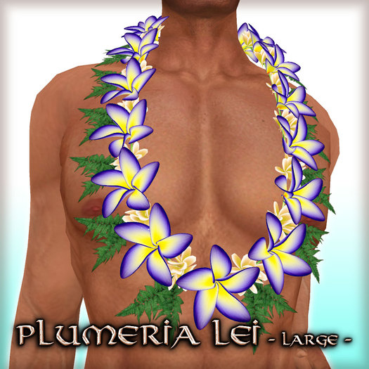 * Charmed * Hula Plumeria Lei (Transferable-L) Iolite