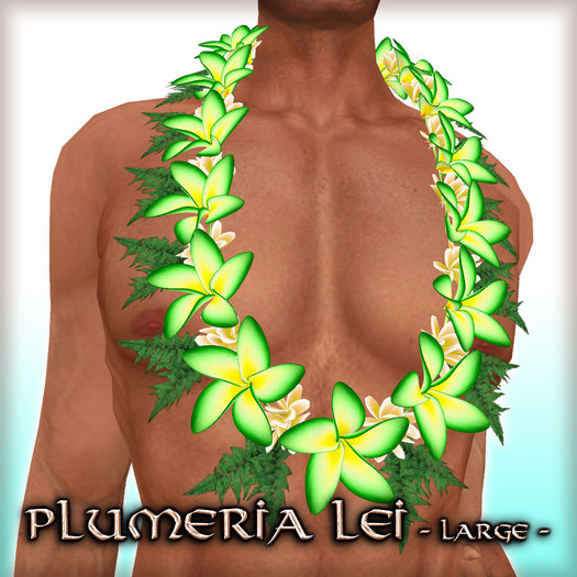 * Charmed * Hula Plumeria Lei (Transferable-L) Emerald