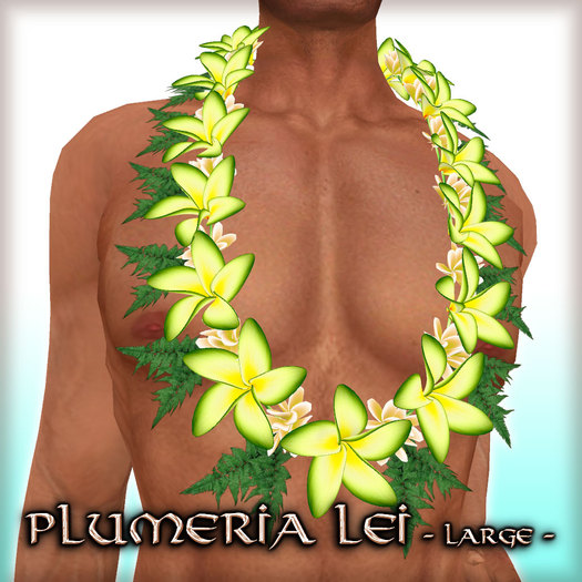 * Charmed * Hula Plumeria Lei (Transferable-L) Peridot