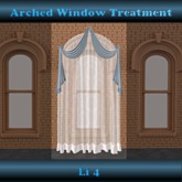 Arched window treatment - Swag