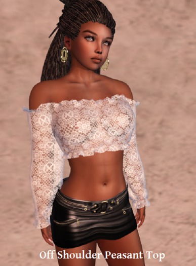Peasant Top Off Shoulder Mait mp