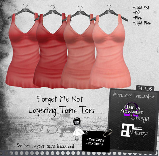 Greymoon_Forget Me Not_Layering Tanks Pinks_Reds + appliers
