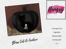 Hangry - Glass Cat-O-Lantern (boxed)