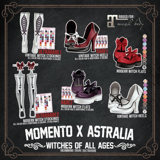 Momento x Astralia - Modern Witch flats RARE