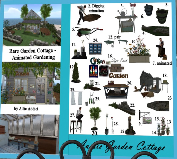 4. Aussie Garden Cottage - base and fences boxed