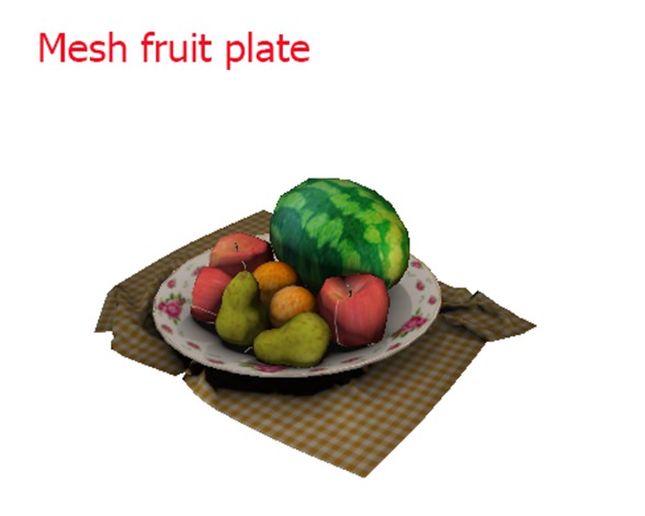 Mesh fruit plate