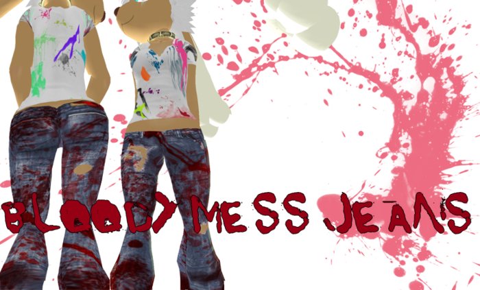 Bloody Mess Jeans Blue