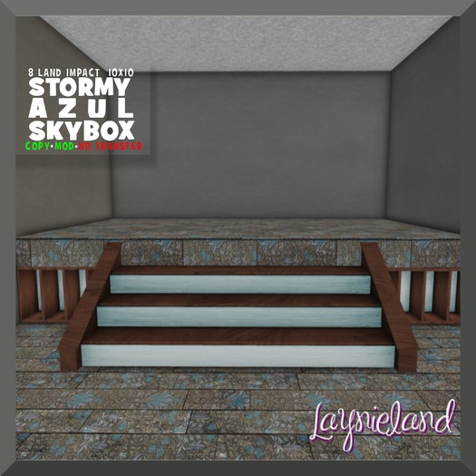 ~LL~ Stormy Azul Skybox (8 LI)