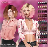 /Wasabi Pills/ Sage Mesh Hair - Style 1 - Browns