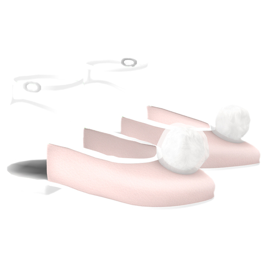 Delore . Pom Pom Flats - Pink - Toddleedoo Baby & Bad Seed Bebe