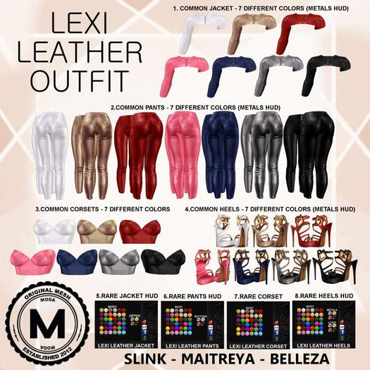 [MODA] LEXI LEATHER CORSET MAITREYA - RED