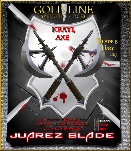 Krayl AXE - Gold LIne