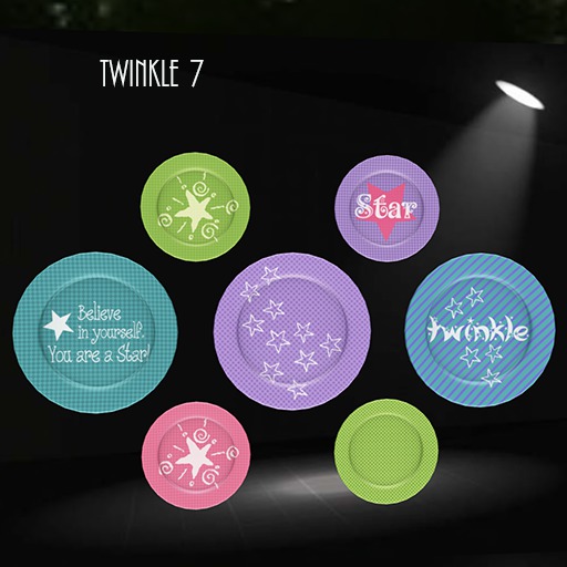 Twinkle Wall Plates