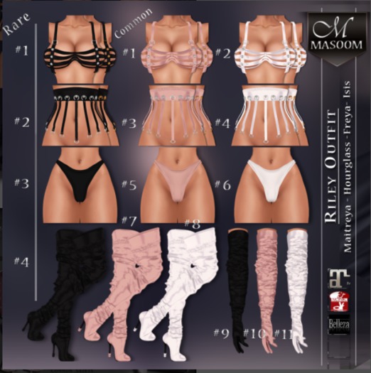 [[ Masoom ]] Riley FREYA Bra Gold