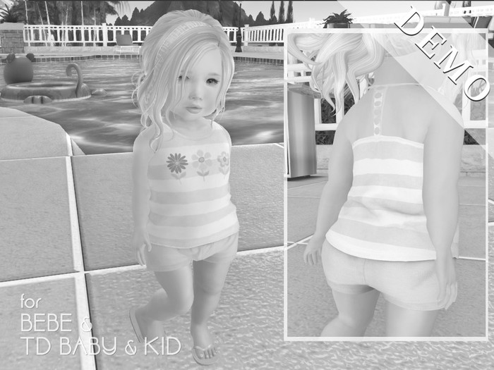 .:BABYLUSH:. Toddler Girls Halter and Shorts - DEMO