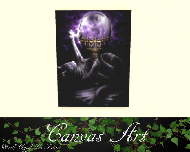 Wizard Cat Canvas Art