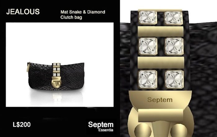 [JEALOUS] Mat Snake / Clutch Bag   ::: Septem Essentia :::