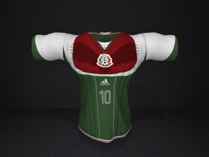 Mexico soccer jersey (Signature)
