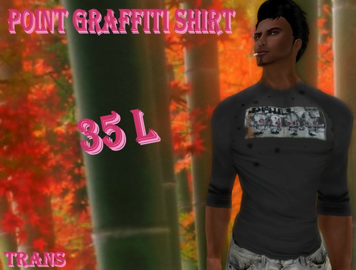 Point Graffiti Shirt For Men