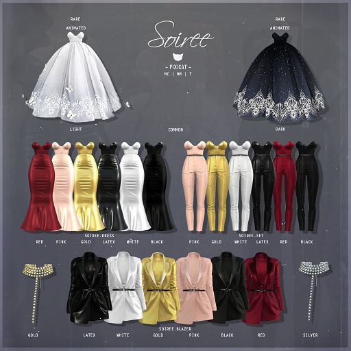-Pixicat- Soiree.Dress - Pink (SlinkH)