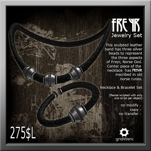 :gWx: "Freyr" Necklace, Bracelet Set