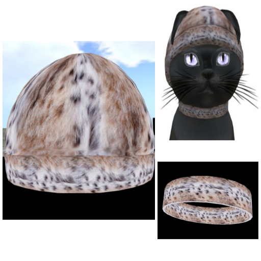 Animal Fur Hat & Collar Set MP