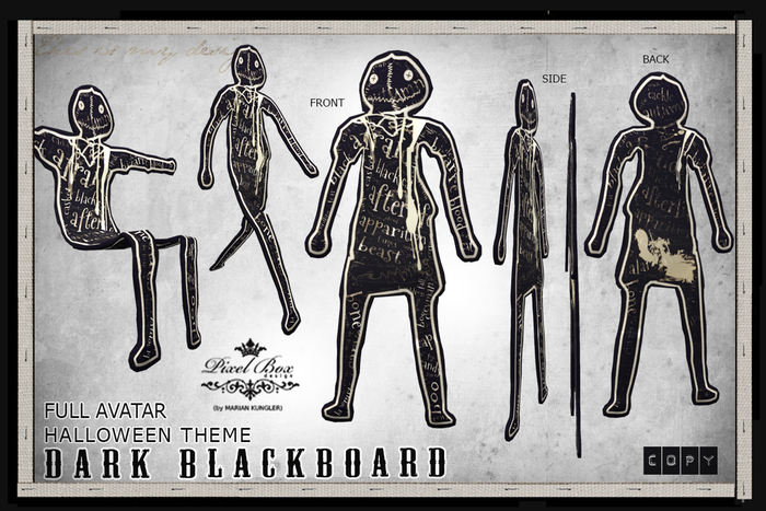 PIXEL BOX - Full Avatar Dark Blackboard (Box)