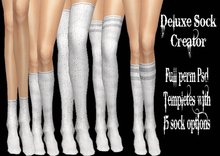 ((HANDLED)) FULL PERM DELUXE SOCK PSD CREATOR! 5 Different sock lengths in one KIT! Price Reduced!