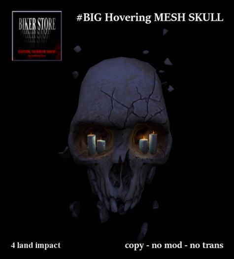 #BIG Hovering MESH SKULL