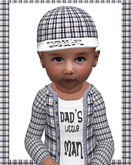 Pat A Kake Dad's Little Man Hat