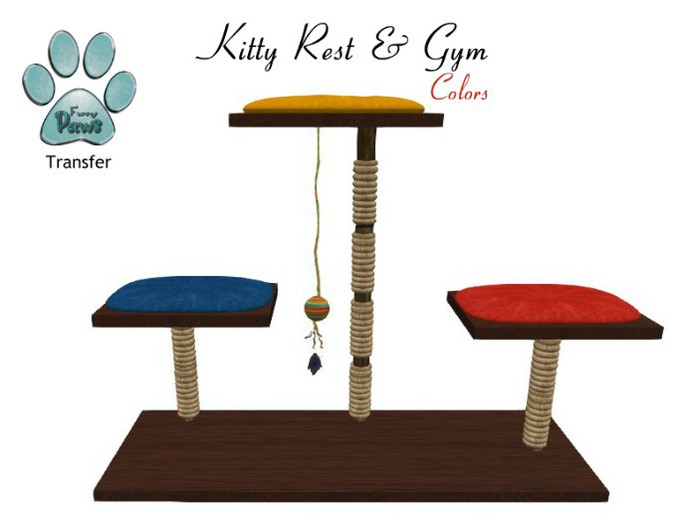~FP@ws! Kitty Rest & Gym Colors