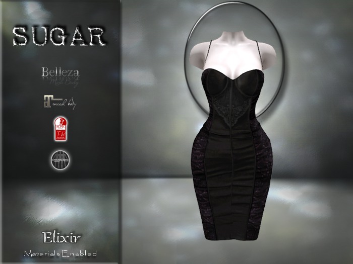:-:SUGAR:-: Elixir Corset Dress {VINTAGE PLUM SEQUINS}