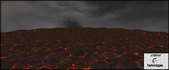 Lava Skydome - Evolve Holodeck.
