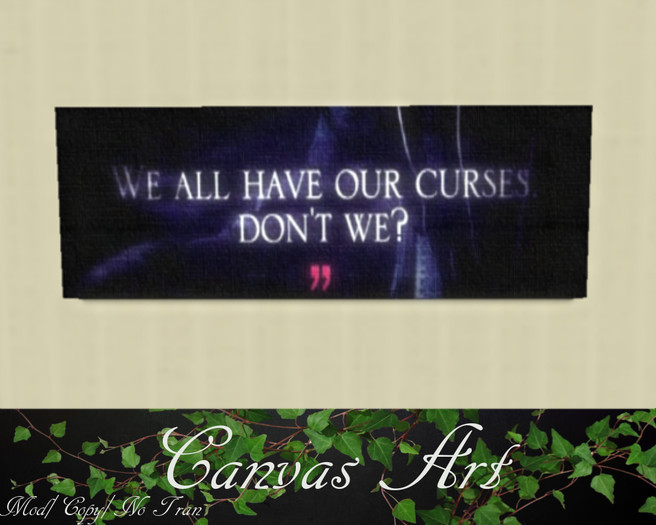 Curse Canvas Art
