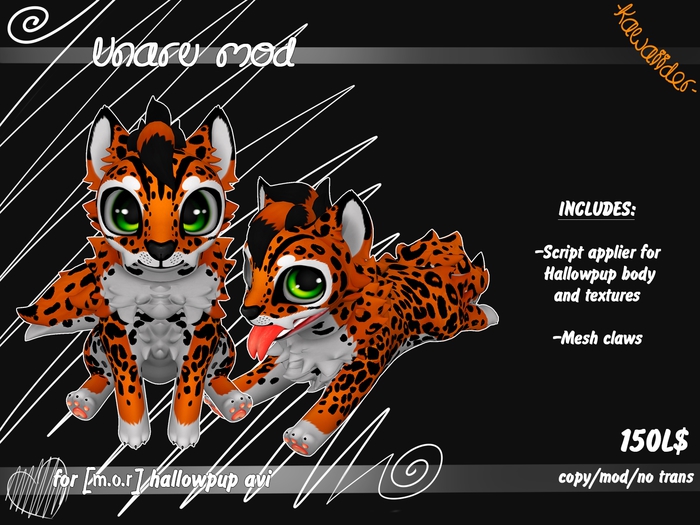 -KW- Hallowpup ~Unaru mod *orange*