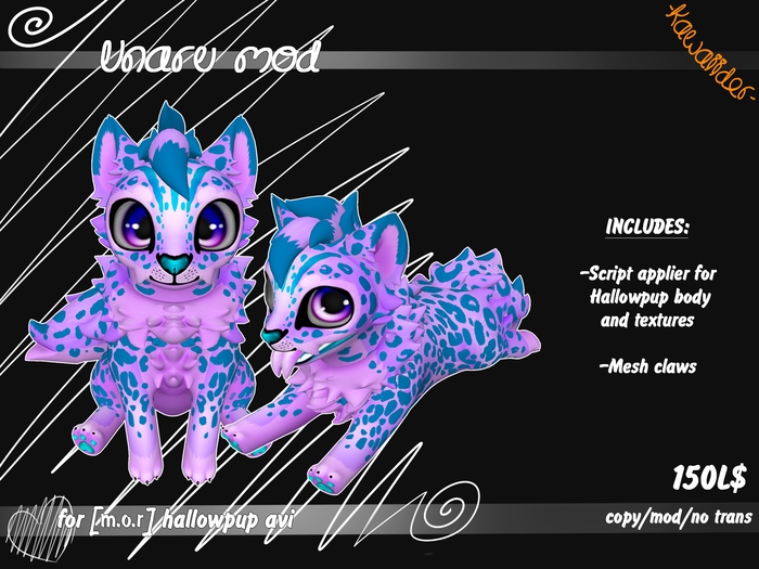-KW- Hallowpup ~Unaru mod *lilac*
