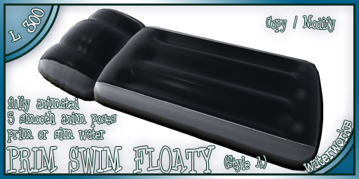 WaterWorks -FLOATY MATTRESS - BLACK