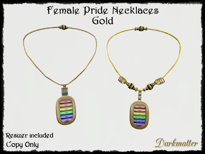 Female Pride Necklace - Gold