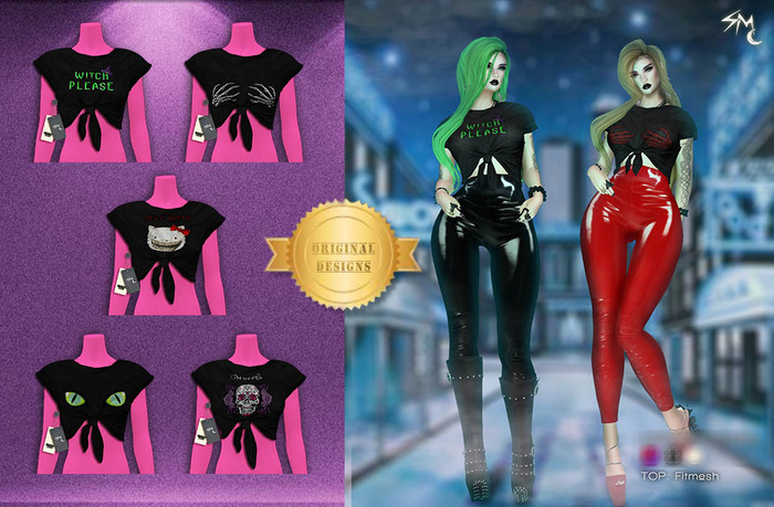 #SM/BLAXIUM Bloody Mary Top FATPACK (Fitmesh)