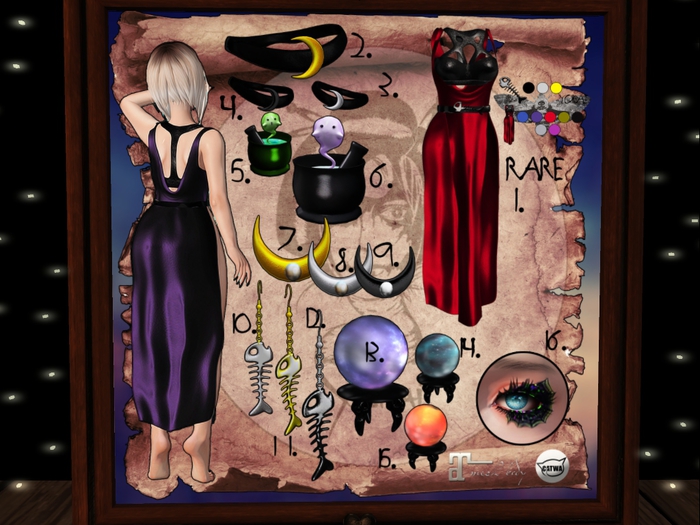 3.Yokai - Coven GACHA - Choker (silver)