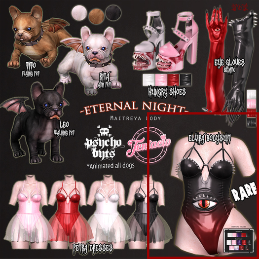 Tentacio & {PSYCHO:Byts}- Eternal Night, Elvira Body (RARE)