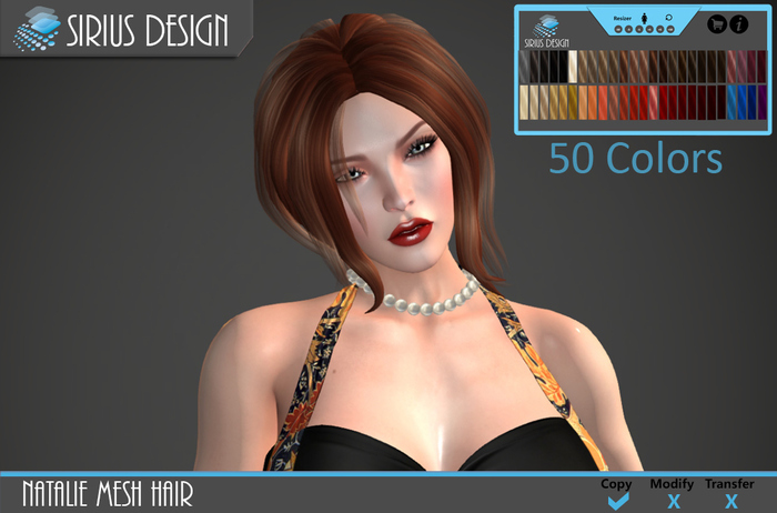 Sirius Design Natalie Mesh Hair Boxed